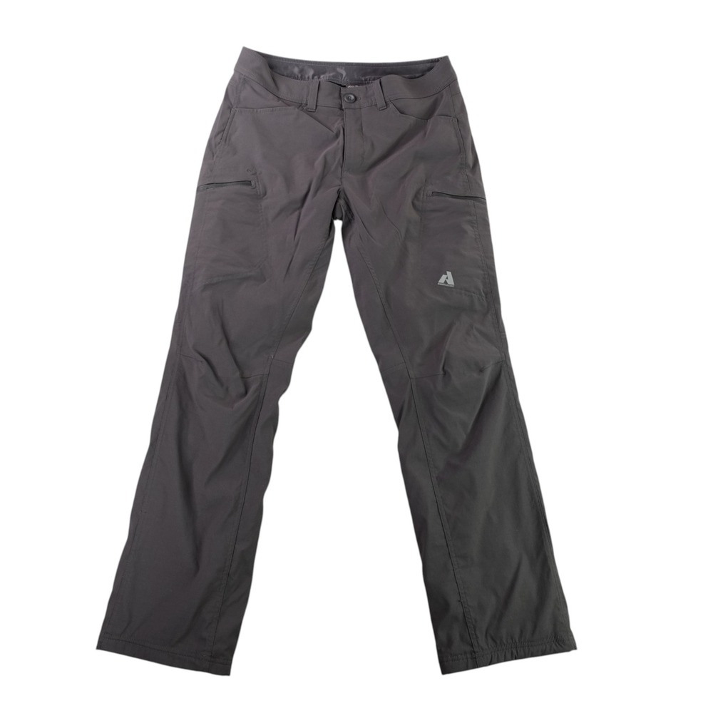 Eddie Bauer First Ascent Pants Mens 34x34 Gray Fleece Lined Guide Cargo Hiking